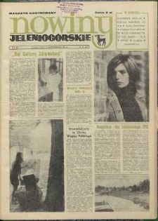 Nowiny Jeleniog&oacute;rskie : magazyn ilustrowany ziemi jeleniog&oacute;rskiej, R. 15, 1972, nr 41 (752)