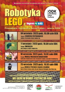 Robotyka Lego z Bricks 4 Kidz - plakat [Dokument życia społecznego]