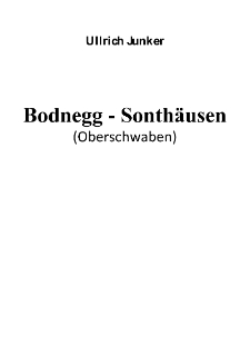 Bodnegg - Sonthäusen (Oberschwaben) [Dokument elektroniczny]