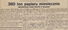 380 ton papieru miesięcznie. Wszechstronny rozwój papierni w Raszycach