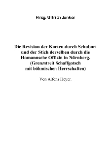 Grenzstreitigkeiten zwischen Schlesien und Böhmenim Riesen- und Isergebirge [Dokument elektroniczny]