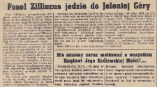 Poseł Zilliacus jedzie do Jeleniej Góry