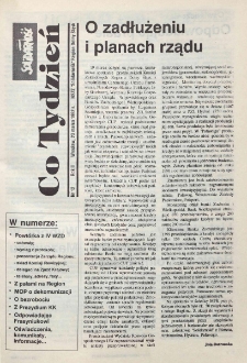 Co Tydzień : NSZZ Solidarność Region Dolny Śląsk, 1992, nr 12