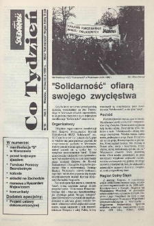 Co Tydzień : NSZZ Solidarność Region Dolny Śląsk, 1992, nr 15