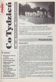 Co Tydzień : NSZZ Solidarność Region Dolny Śląsk, 1992, nr 24