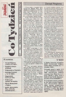 Co Tydzień : NSZZ Solidarność Region Dolny Śląsk, 1992, nr 27