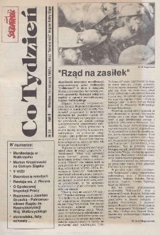 Co Tydzień : NSZZ Solidarność Region Dolny Śląsk, 1992, nr 28