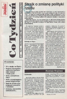 Co Tydzień : NSZZ Solidarność Region Dolny Śląsk, 1992, nr 31