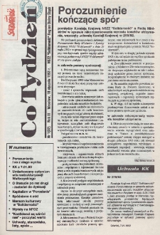 Co Tydzień : NSZZ Solidarność Region Dolny Śląsk, 1993, nr 1 (32)