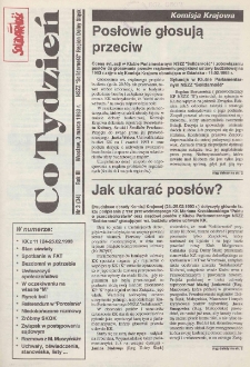 Co Tydzień : NSZZ Solidarność Region Dolny Śląsk, 1993, nr 3 (34)