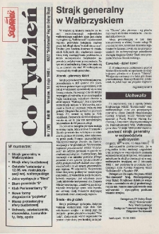 Co Tydzień : NSZZ Solidarność Region Dolny Śląsk, 1993, nr 7 (38)