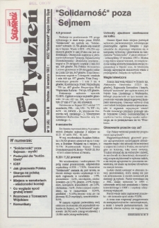 Co Tydzień : NSZZ Solidarność Region Dolny Śląsk, 1993, nr 14 (45)