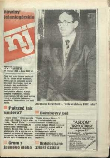 Nowiny Jeleniog&oacute;rskie : tygodnik społeczny, [R. 36], 1993, nr 8 (1712!)