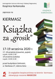 Kiermasz książka za "grosik" - plakat [Dokument życia społecznego]