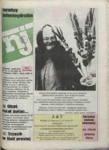 Nowiny Jeleniog&oacute;rskie : tygodnik społeczny, [R. 36], 1993, nr 14 (1718!)