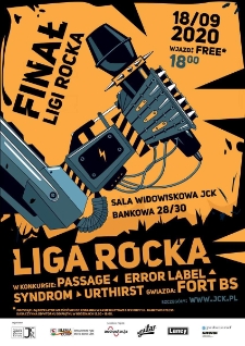 Finał Ligi Rocka - plakat [Dokument życia społecznego]