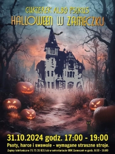 Cukierek albo psikus. Halloween w Zameczku - plakat [Dokument życia społecznego]