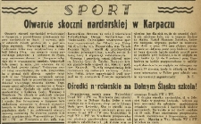 Otwarcie skoczni narciarskiej w Karpaczu