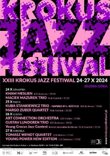 XXIII Krokus Jazz Festiwal - plakat [Dokument życia społecznego]