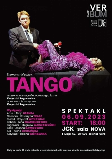 Teatr Verbum : Tango - plakat [Dokument życia społecznego]