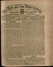 Der Bote aus dem Riesen-Gebirge : Zeitung für alle Stände, R. 108, 1920, nr 202