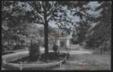 Ohlau – Anlagen und Kriegerdenkmal auf dem Schlossplatze [Dokument ikonograficzny]