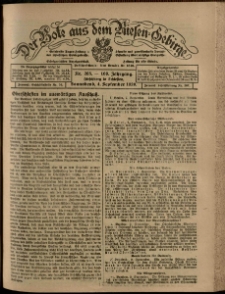 Der Bote aus dem Riesen-Gebirge : Zeitung für alle Stände, R. 108, 1920, nr 205