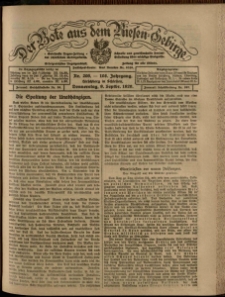 Der Bote aus dem Riesen-Gebirge : Zeitung für alle Stände, R. 108, 1920, nr 209