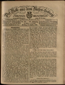 Der Bote aus dem Riesen-Gebirge : Zeitung für alle Stände, R. 108, 1920, nr 210