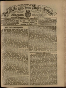 Der Bote aus dem Riesen-Gebirge : Zeitung für alle Stände, R. 108, 1920, nr 212