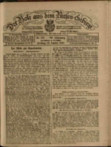 Der Bote aus dem Riesen-Gebirge : Zeitung für alle Stände, R. 108, 1920, nr 222