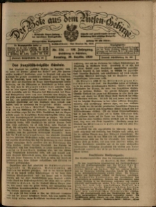 Der Bote aus dem Riesen-Gebirge : Zeitung für alle Stände, R. 108, 1920, nr 224