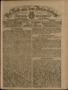 Der Bote aus dem Riesen-Gebirge : Zeitung für alle Stände, R. 108, 1920, nr 225