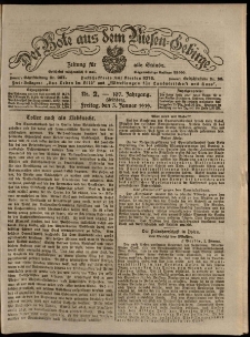 Der Bote aus dem Riesen-Gebirge : Zeitung für alle Stände, R. 107, 1919, nr 2