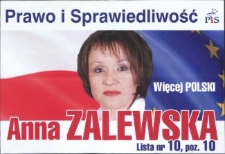Prawo i Sprawiedliwość. Anna Zalewska