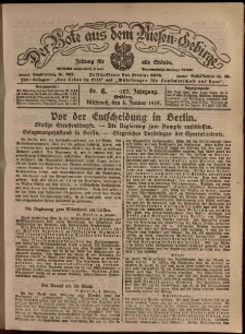 Der Bote aus dem Riesen-Gebirge : Zeitung für alle Stände, R. 107, 1919, nr 6