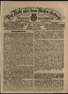 Der Bote aus dem Riesen-Gebirge : Zeitung für alle Stände, R. 108, 1920, nr 150