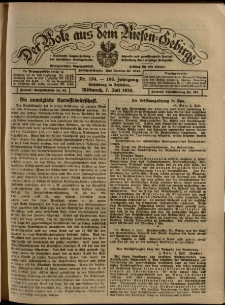 Der Bote aus dem Riesen-Gebirge : Zeitung für alle Stände, R. 108, 1920, nr 154