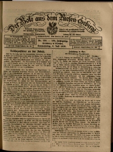 Der Bote aus dem Riesen-Gebirge : Zeitung für alle Stände, R. 108, 1920, nr 155