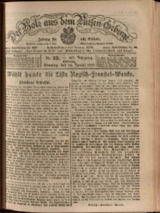 Der Bote aus dem Riesen-Gebirge : Zeitung für alle Stände, R. 107, 1919, nr 22