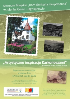 Artystyczne inspiracje Karkonoszami - plakat [Dokument życia społecznego]