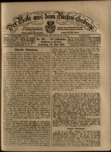 Der Bote aus dem Riesen-Gebirge : Zeitung für alle Stände, R. 108, 1920, nr 165