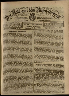 Der Bote aus dem Riesen-Gebirge : Zeitung für alle Stände, R. 108, 1920, nr 168