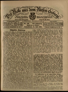 Der Bote aus dem Riesen-Gebirge : Zeitung für alle Stände, R. 108, 1920, nr 169