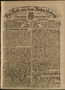 Der Bote aus dem Riesen-Gebirge : Zeitung für alle Stände, R. 108, 1920, nr 171