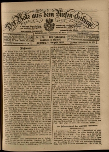 Der Bote aus dem Riesen-Gebirge : Zeitung für alle Stände, R. 108, 1920, nr 176