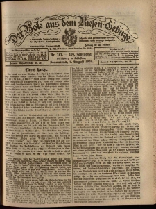 Der Bote aus dem Riesen-Gebirge : Zeitung für alle Stände, R. 108, 1920, nr 181