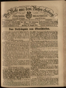 Der Bote aus dem Riesen-Gebirge : Zeitung für alle Stände, R. 108, 1920, nr 192