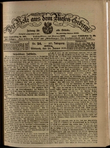 Der Bote aus dem Riesen-Gebirge : Zeitung für alle Stände, R. 107, 1919, nr 24