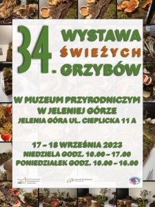 34. Wystawa Świeżych Grzybów - plakat [Dokument życia społecznego]